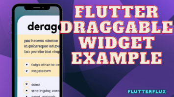 Flutter Draggable widget example