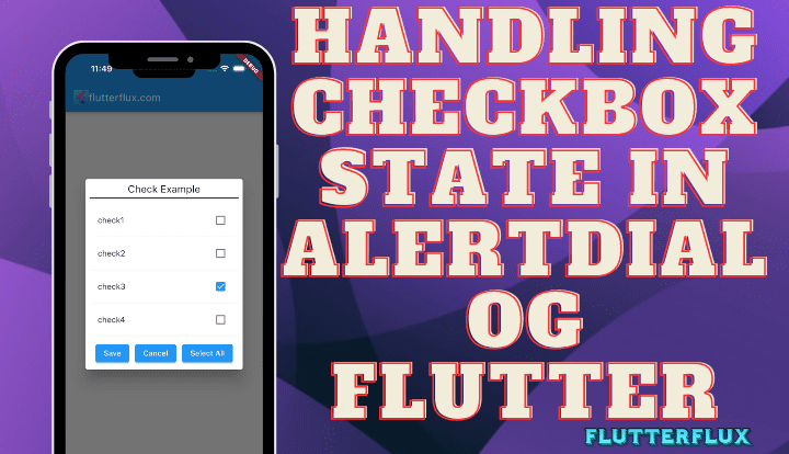 Handling Checkbox State in AlertDialog Flutter