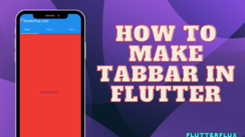 How to Make TabBar in Flutter 1