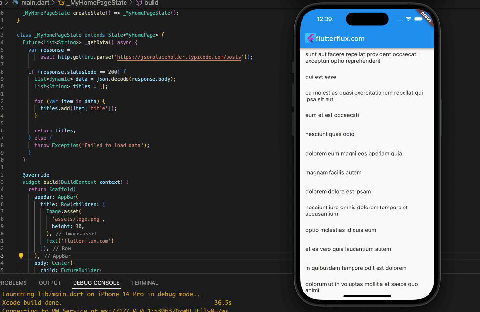 How to use FutureBuilder in Flutter
