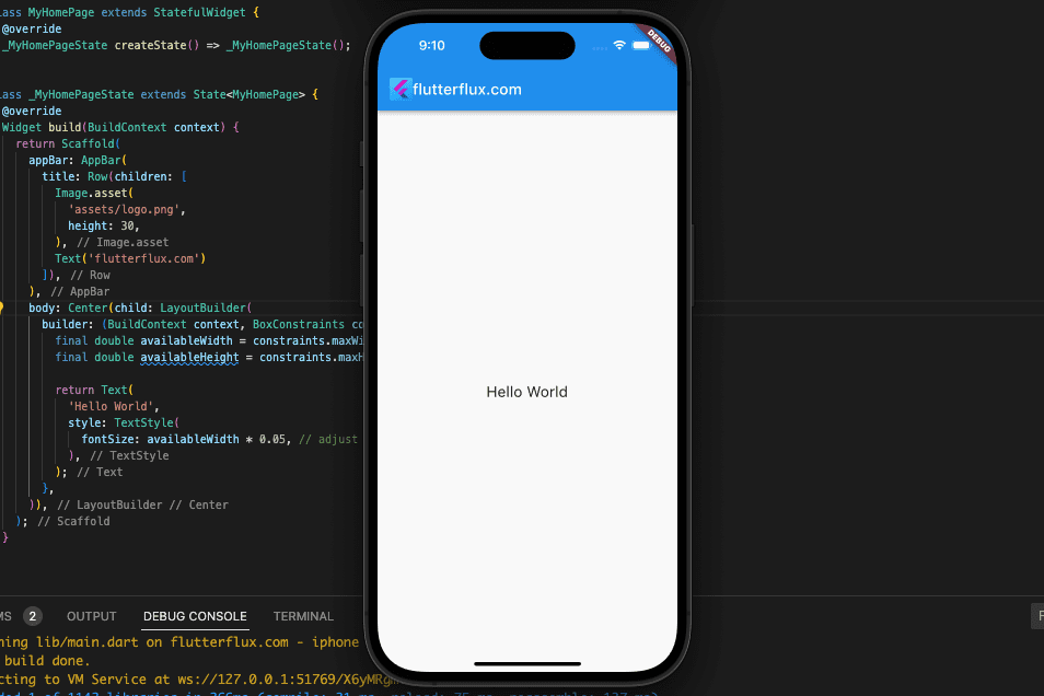 Text Size in Flutter