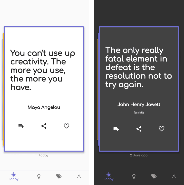 Quotes app for mobile & web with flutter