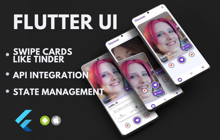 Tinder Swipe Cards UI With Flutter